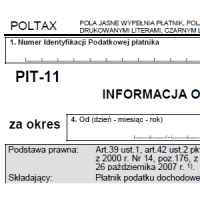 Informacja PIT-11 za 2013 rok: obowiązek przekazania do 28.02.2014