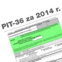 Zeznanie PIT-36 za 2014 rok