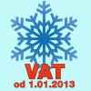 Zmiany w VAT od 1 stycznia 2013 roku