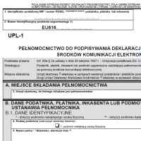 Nowe druki dot. pełnomocnictw do e-deklaracji: UPL-1 i OPL-1 od 01.01.2015