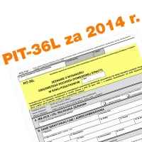 Zeznanie PIT-36L za 2014 rok