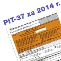 Zeznanie PIT-37 za 2014 r.